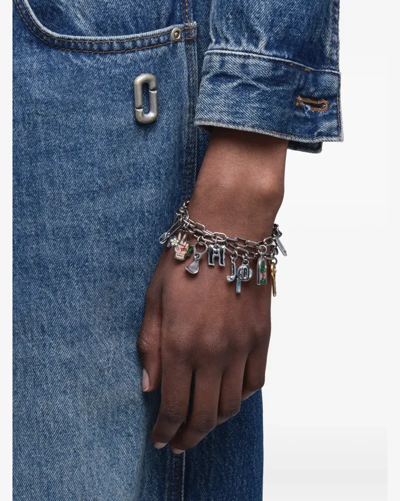 Marc Jacobs The Pop Americana charm bracelet - Silber Silber