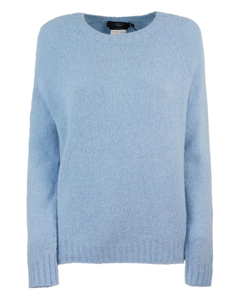 Max Mara Pullover mit Raglanärmeln - Blau Blau