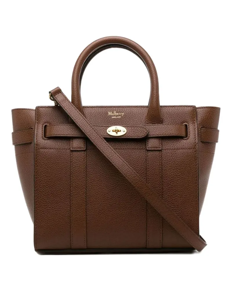Mulberry Mini Bayswater Tasche mit Reißverschluss - Braun Braun