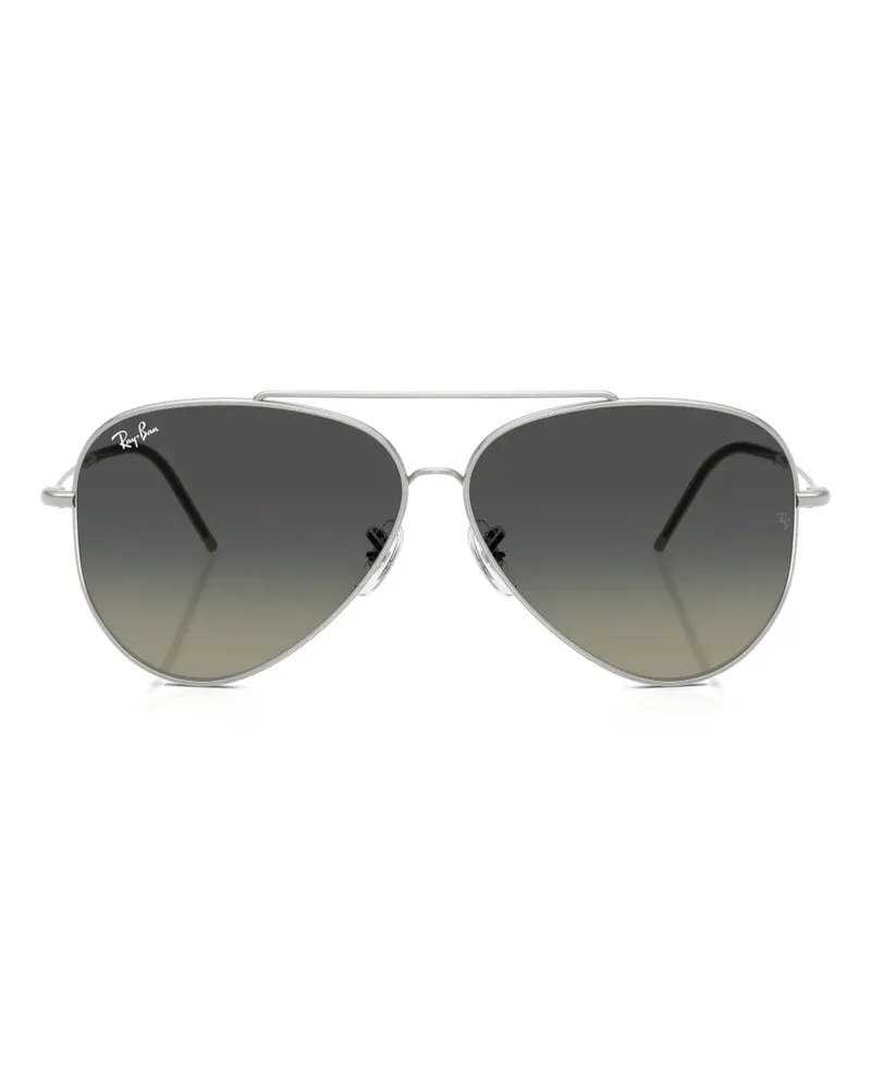 Ray Ban Aviator Reverse Sonnenbrille - Schwarz Schwarz