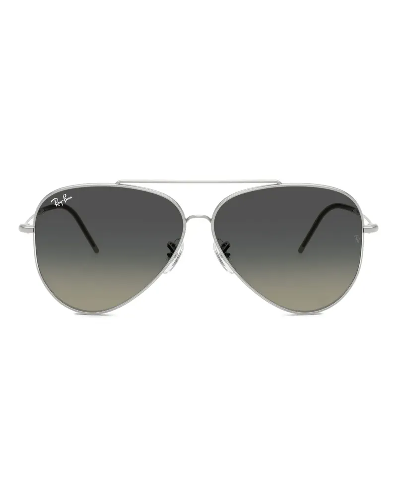 Ray Ban Aviator Reverse Sonnenbrille - Schwarz Schwarz