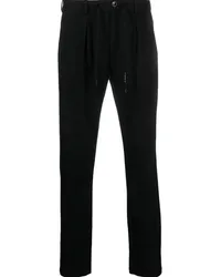 CIRCOLO 1901 Tapered-Hose mit Kordelzug Schwarz