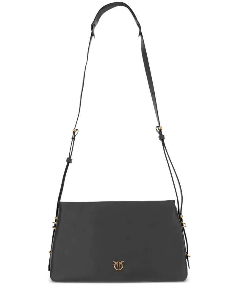 Pinko One, Two, Three Love Birds Schultertasche - Schwarz Schwarz