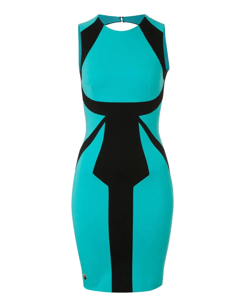 Philipp Plein cut-out mini dress - Blau Blau