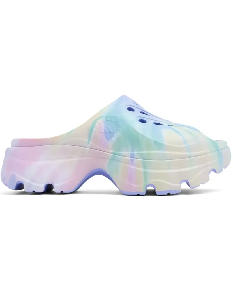 adidas Peeptoe-Clogs mit Print - Violett Violett