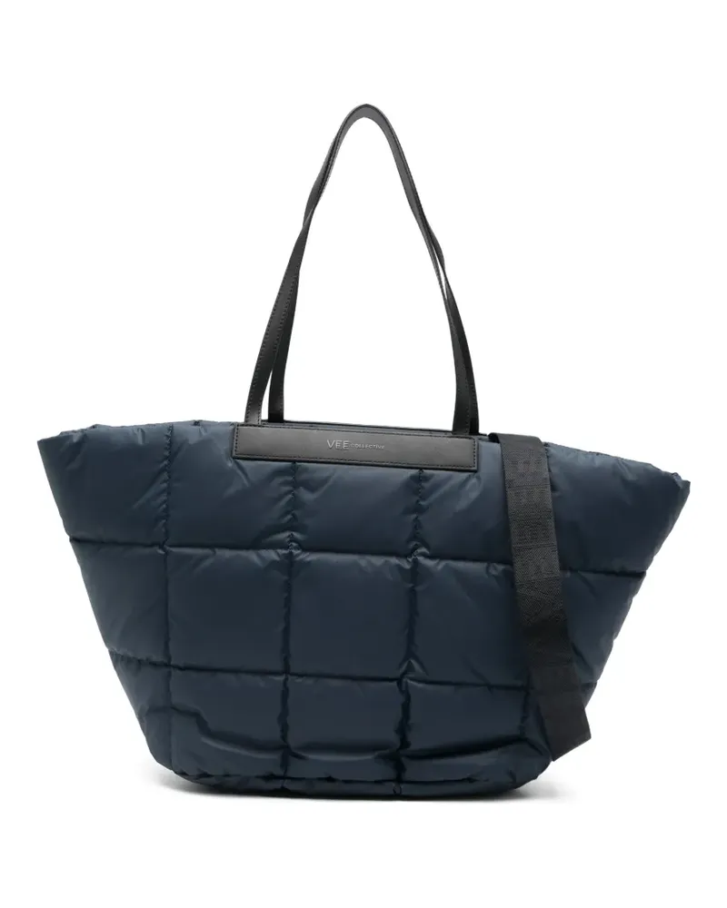 VeeCollective Gesteppter Basque Porter Tote Bag - Blau Blau