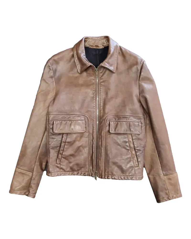 Salvatore Santoro zip pocket jacket - Braun Braun