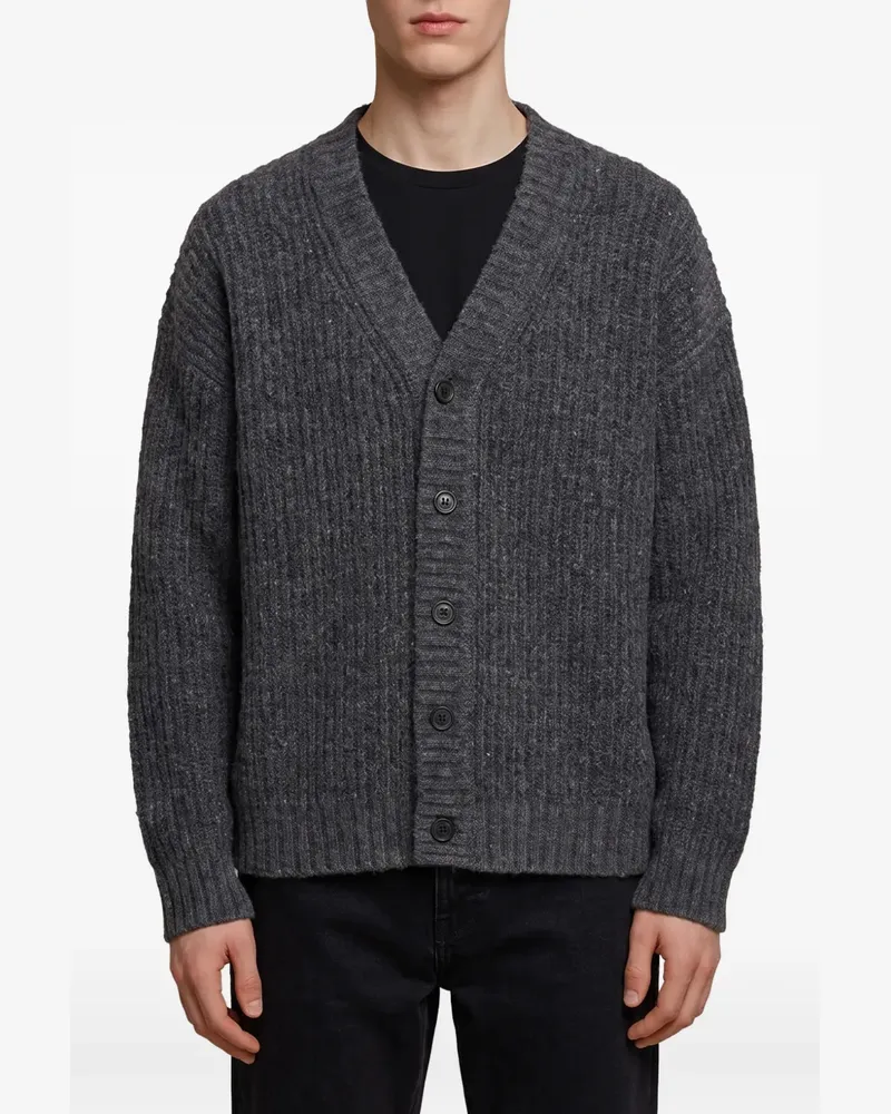 Roberto Collina Cardigan mit V-Ausschnitt - Grau Grau
