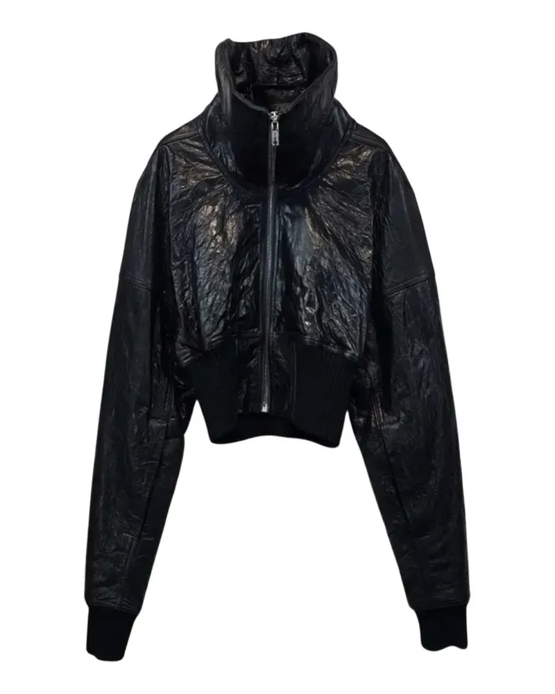 Rick Owens Draculight tunnel-neck cropped jacket - Schwarz Schwarz