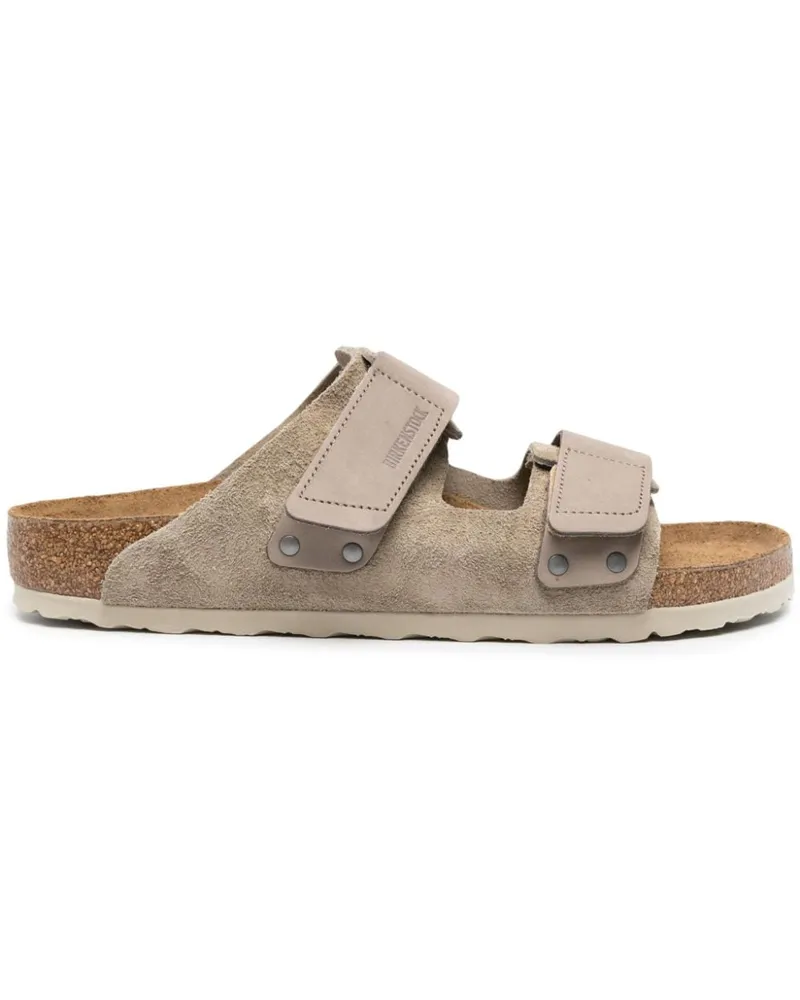 Birkenstock Kyoto Sandalen mit Klettverschluss - Nude Nude