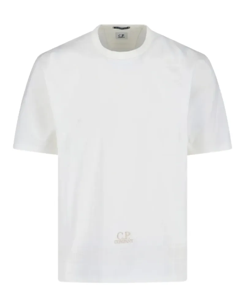 C.P. Company T-Shirt mit Logo-Detail - Weiß Weiß