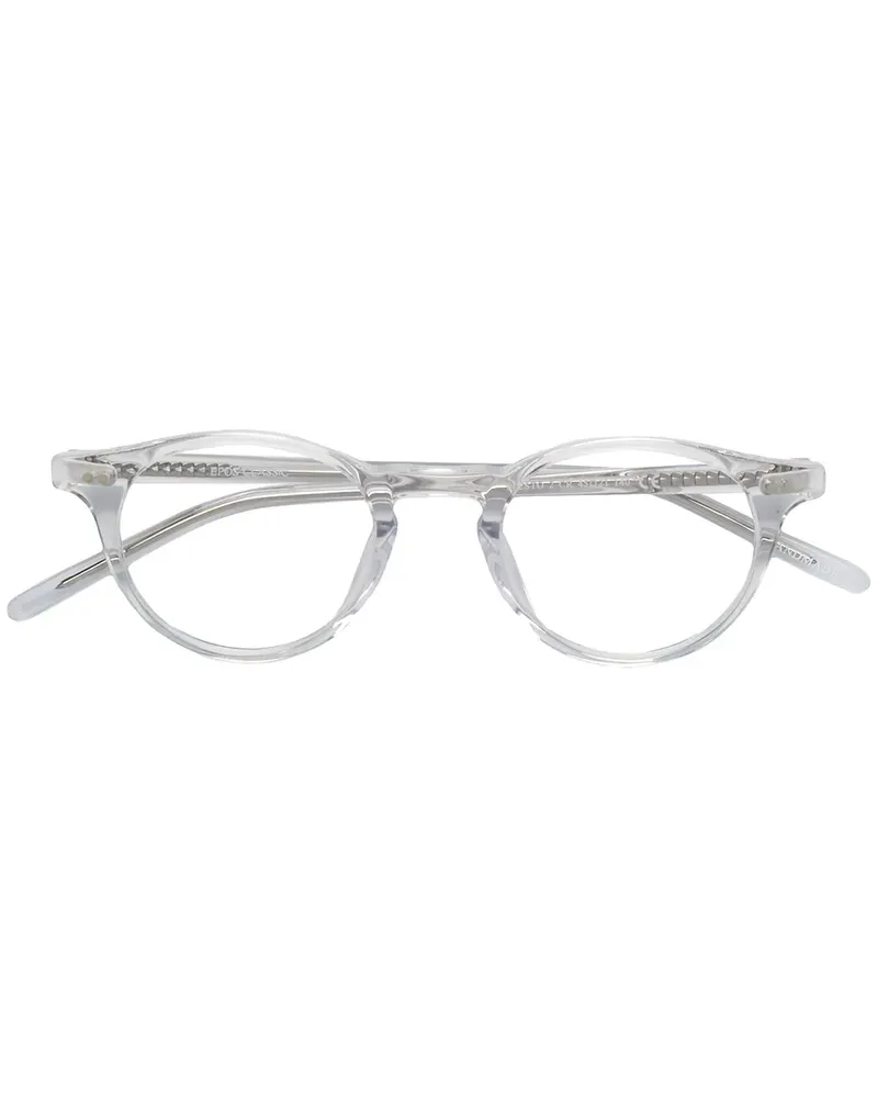 EPOS Runde Brille - Weiß Weiß