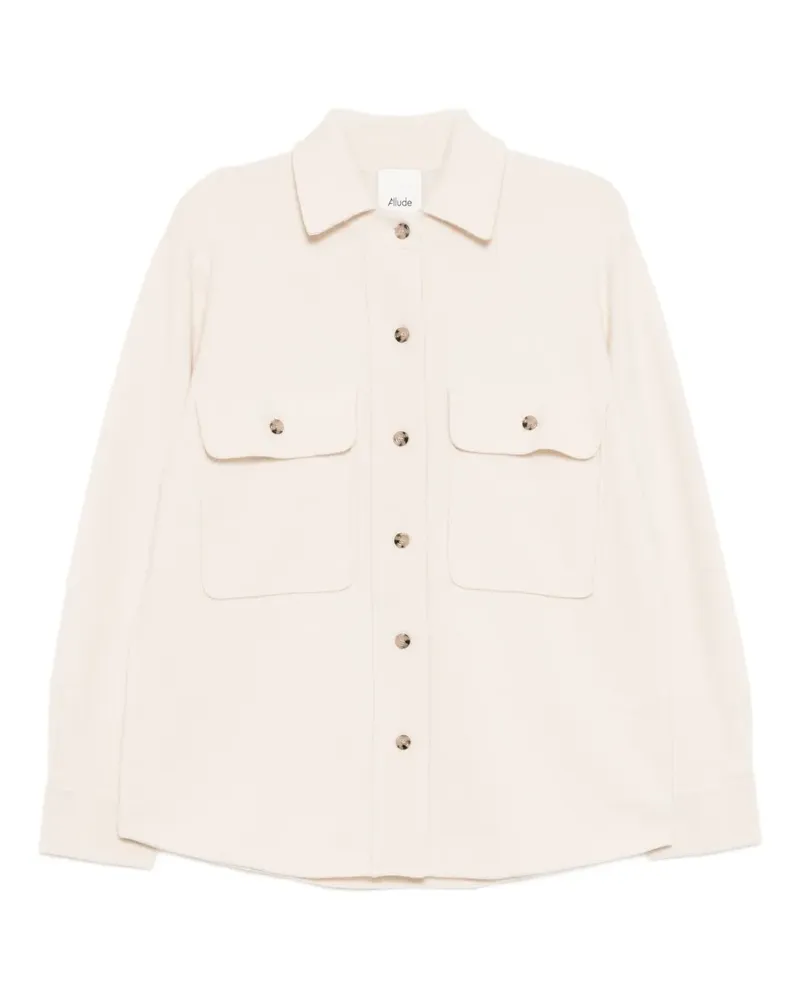 ALLUDE Cardigan mit Knopfleiste - Nude Nude