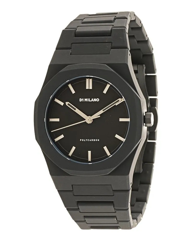 D1 Milano PolyCardon Cloudburst' Armbanduhr - Schwarz Schwarz