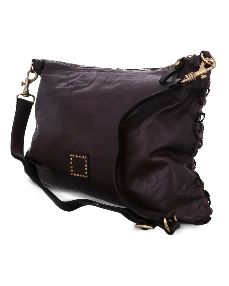 Campomaggi Schultertasche mit Reißverschluss - Braun Braun