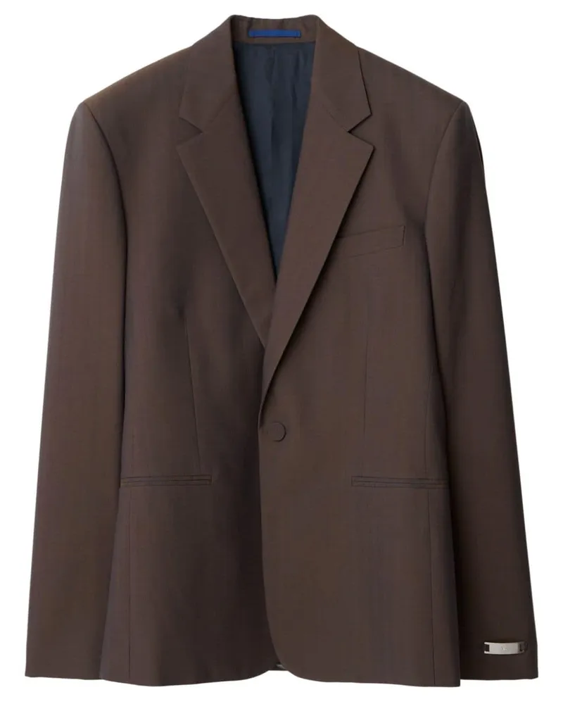 Burberry Einreihiges Sakko - Braun Braun