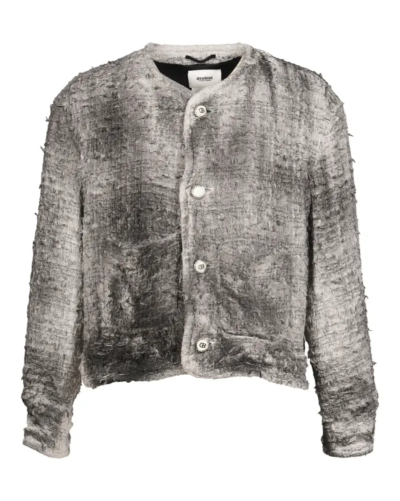 Doublet Jacke im Distressed-Look - Grau Grau