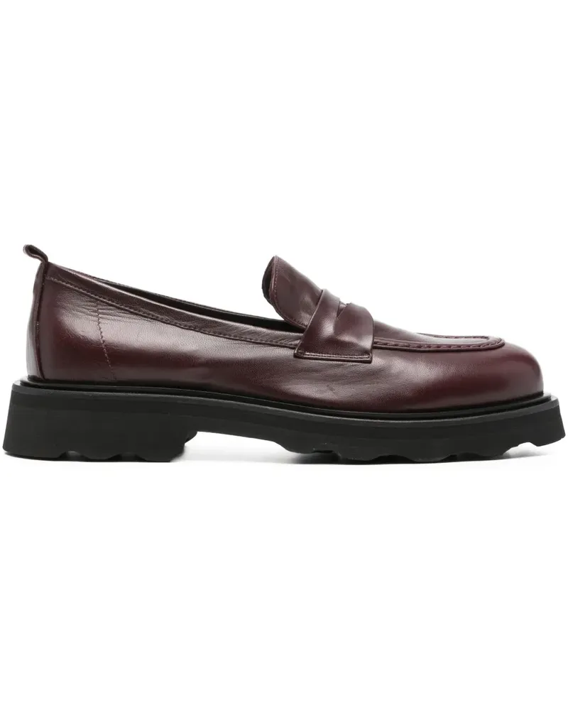 POMME D'OR Nicky Loafer aus Leder - Rot Rot