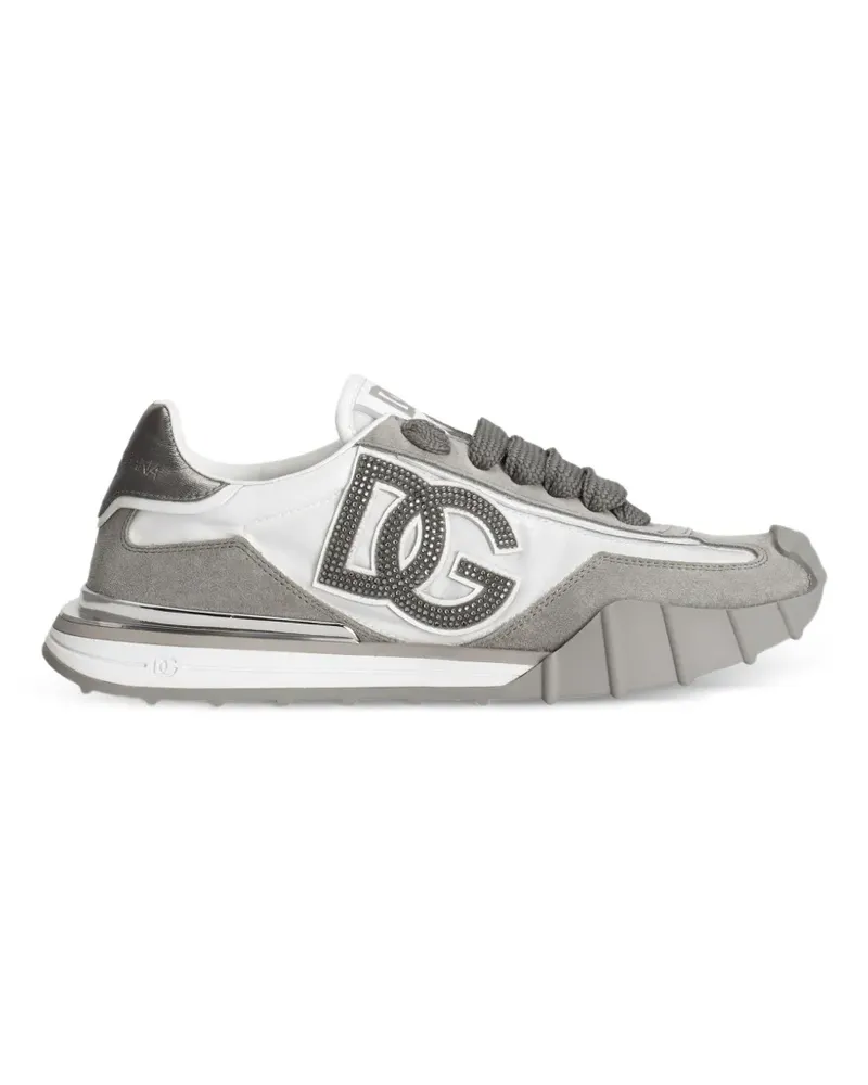 Dolce & Gabbana DG Sneakers mit Logo-Riemen - Weiß Weiß