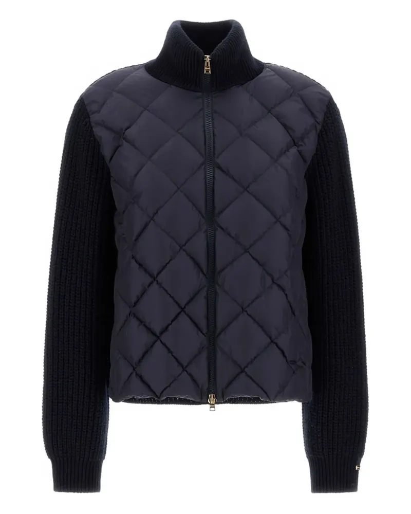 Herno Cardigan mit gestepptem Einsatz - Blau Blau