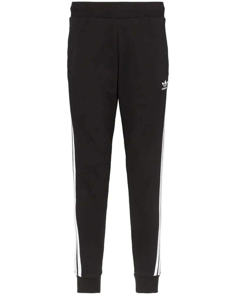 adidas Joggingshorts mit Streifen - Schwarz Schwarz