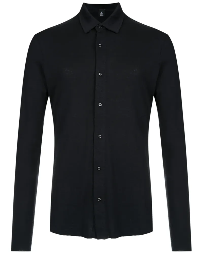 Osklen Schmal geschnittenes Hemd - Schwarz Schwarz