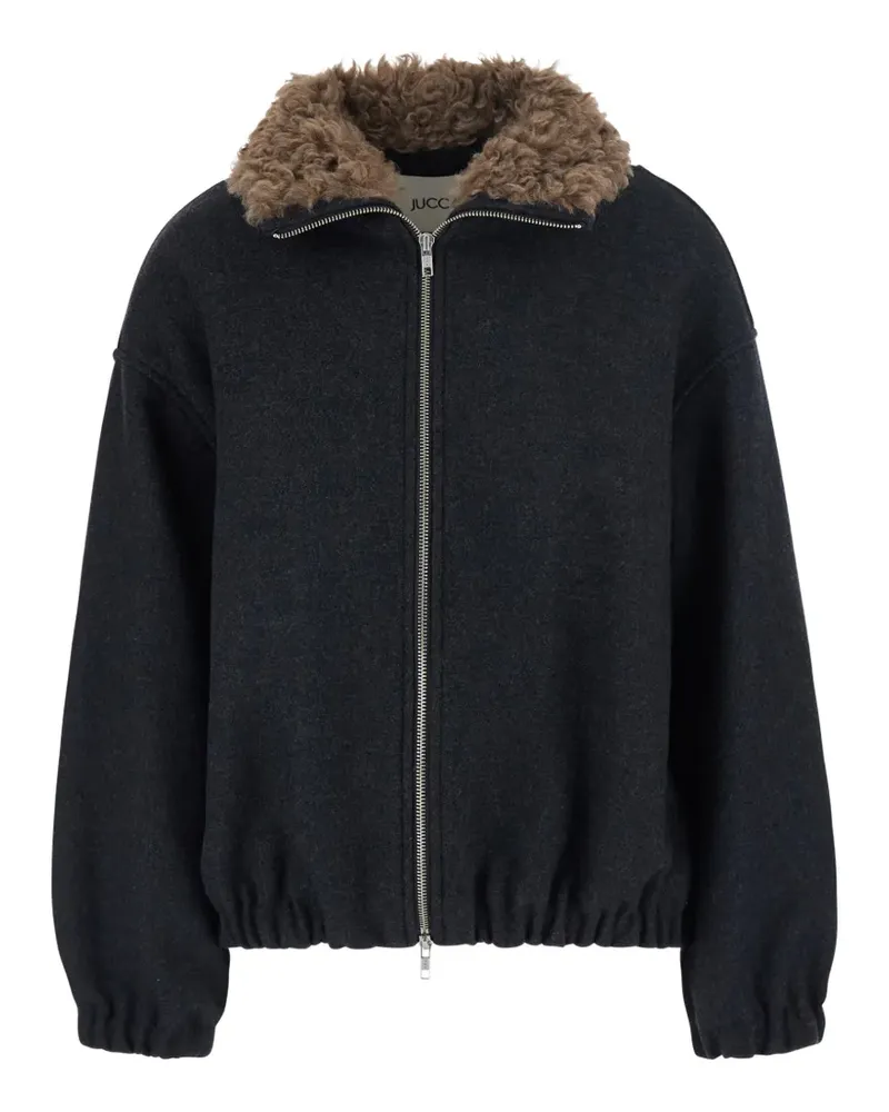 Jucca zip-fastening long-sleeve jacket - Grau Grau