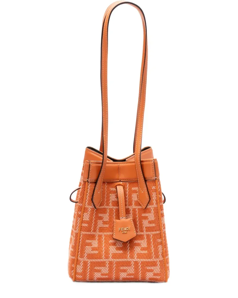 Fendi Origami Schultertasche - Orange Orange