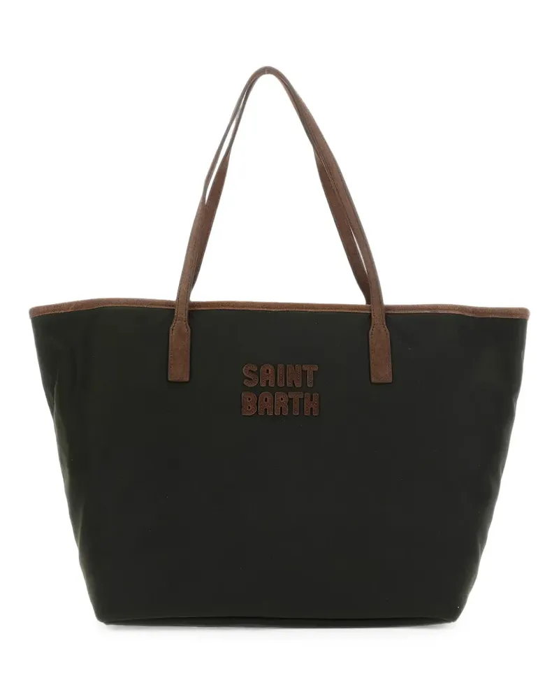 MC2 Saint Barth City logo-patch tote bag - Grün Grün