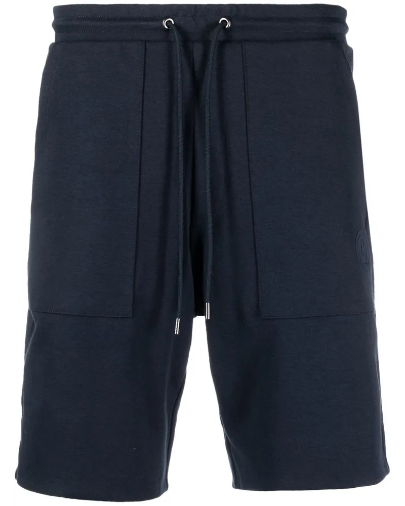 Michael Kors Wendbare Joggingshorts mit Monogramm - Blau Blau