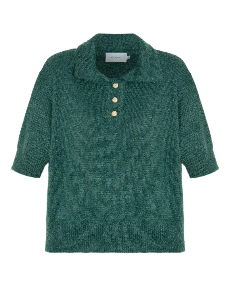 ISOLDA Poloshirt mit kurzen Ärmeln - Grün Grün