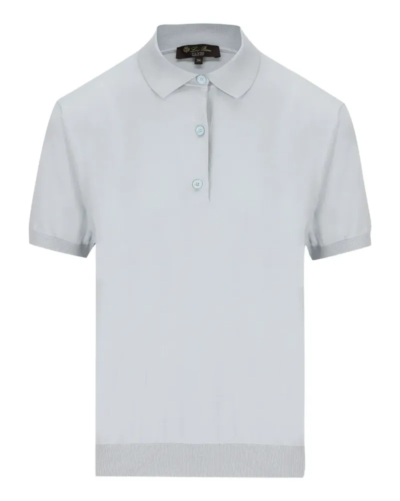 Loro Piana short-sleeved polo shirt - Blau Blau