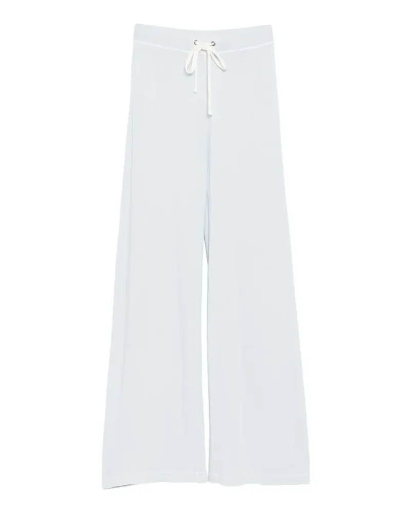 James Perse Frottee-Hose mit weitem Bein - Blau Blau