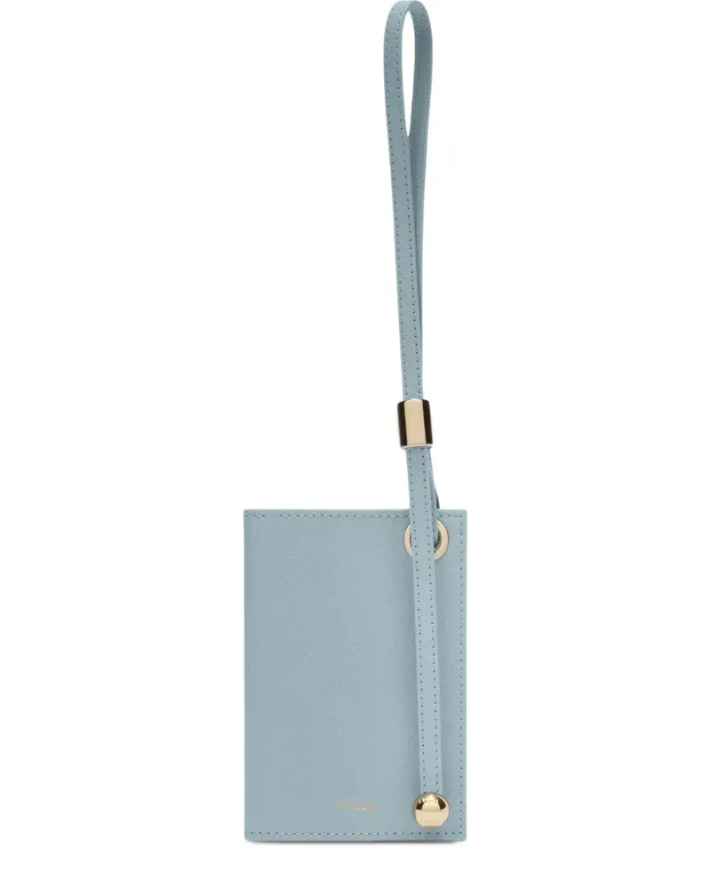 Furla Laura Kartenetui mit Riemen - Blau Blau