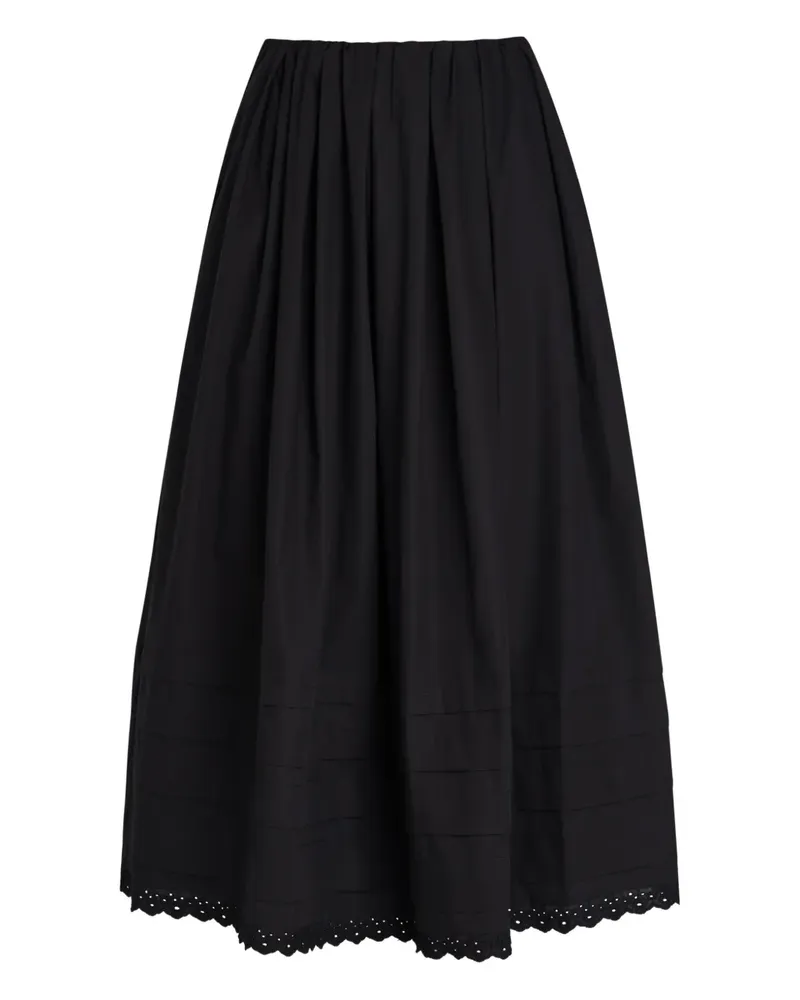 Faithfull The Brand Ruth broderie-anglaise midi skirt - Schwarz Schwarz