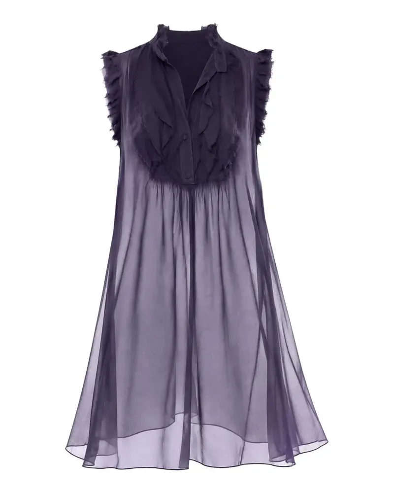 Derek Lam ruffled mini dress - Violett Violett