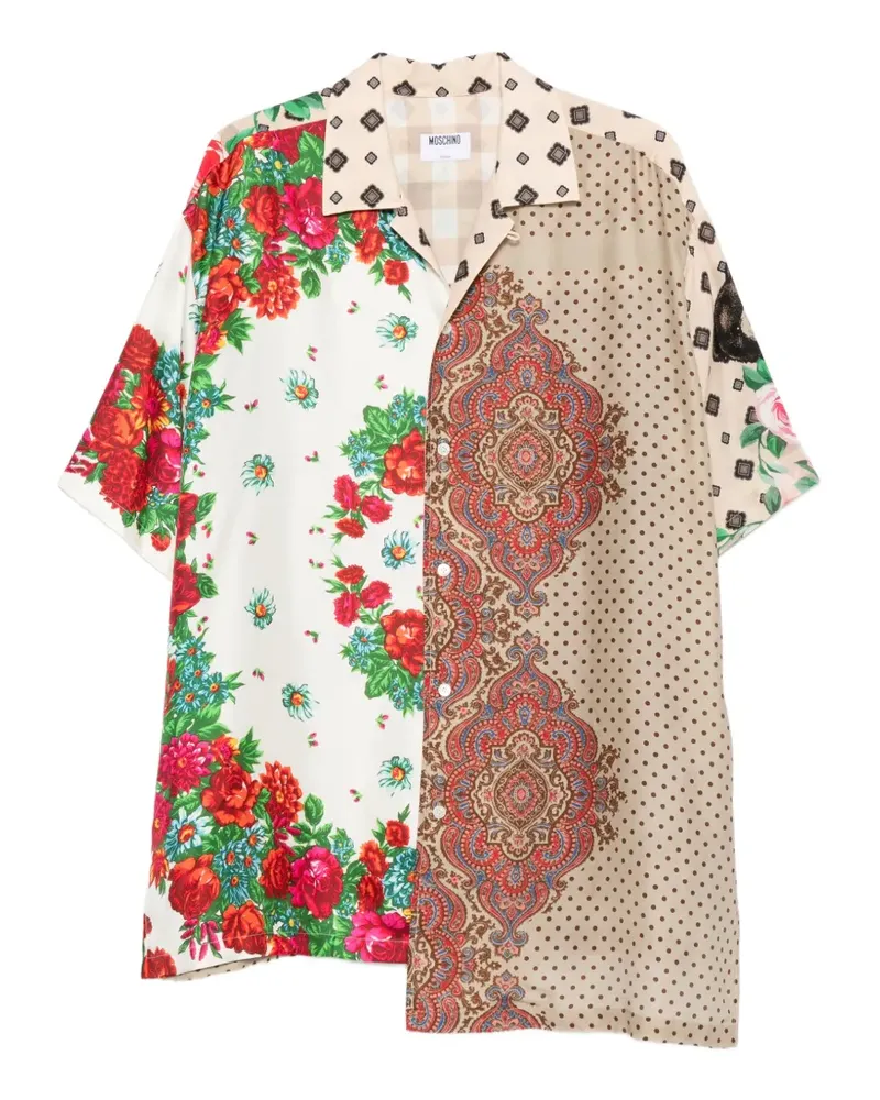 Moschino Hemd mit Blumen-Print - Nude Nude