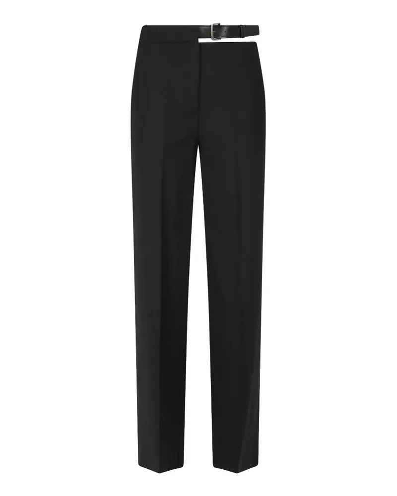 Semicouture Debbie belted cutout trousers - Schwarz Schwarz