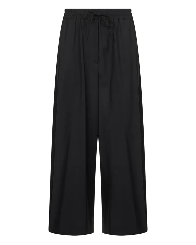 Max Mara Hose mit elastischem Bund - Schwarz Schwarz