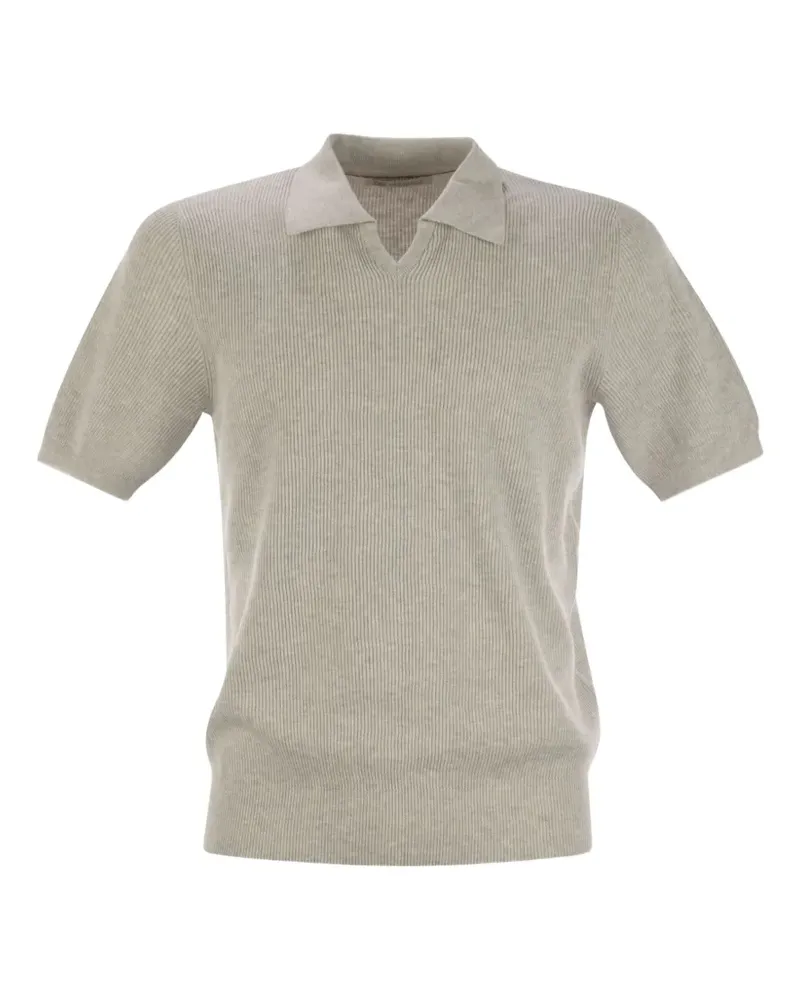 Brunello Cucinelli ribbed-knit top - Braun Braun