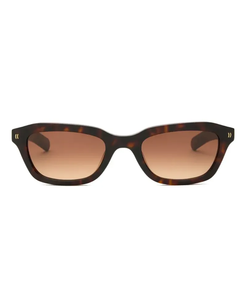 FLATLIST Clint Sonnenbrille mit eckigem Gestell - Braun Braun