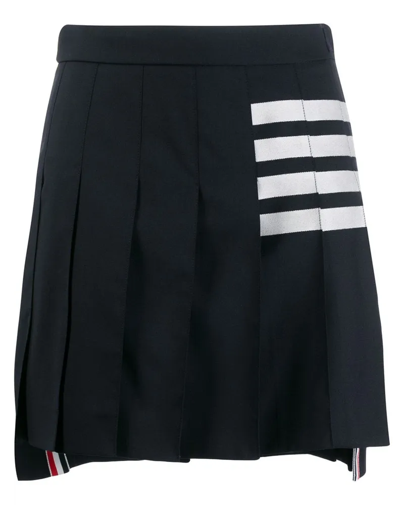 Thom Browne Minirock mit Falten - Blau Blau