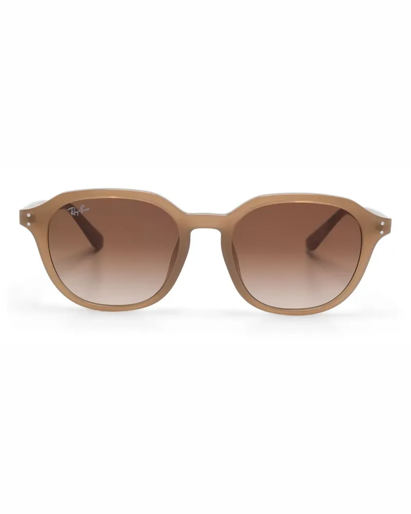 Ray Ban Sonnenbrille mit eckigem Gestell - Braun Braun