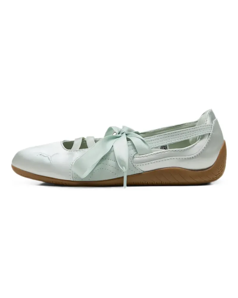 Puma Speedcat Ballerinas aus Satin - Grün Grün