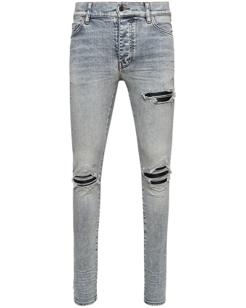 Amiri MX1 Skinny-Jeans im Distressed-Look - Blau Blau