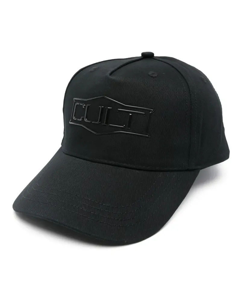 Cult Baseballkappe mit Logo-Applikation - Schwarz Schwarz