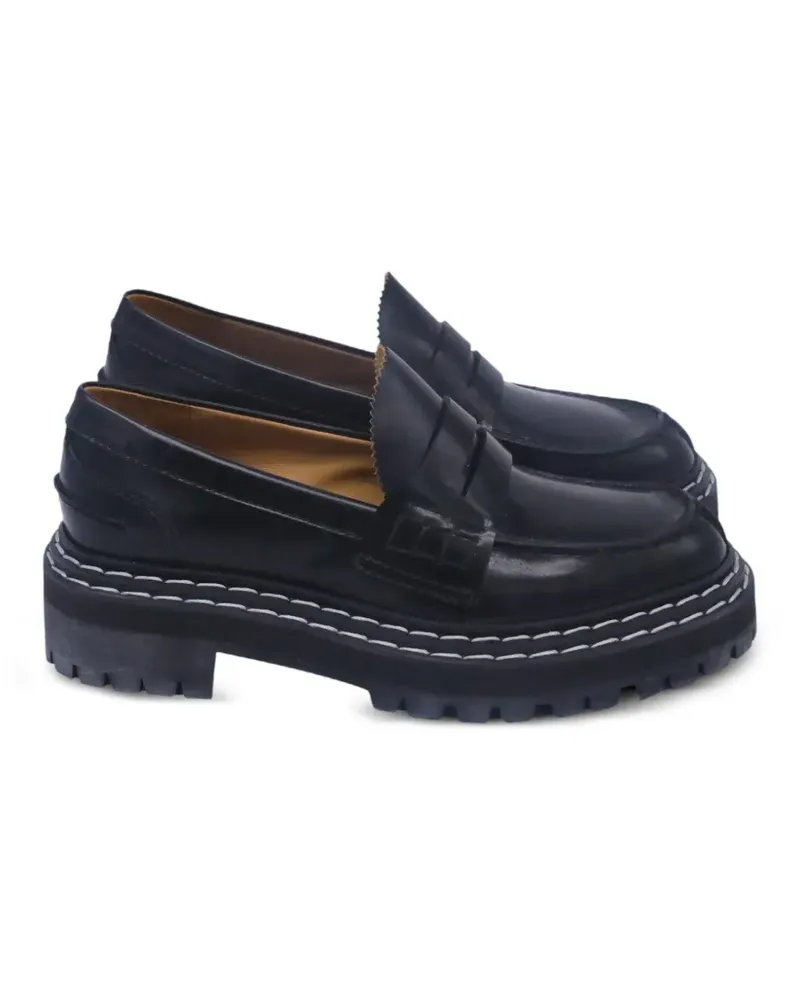 Proenza Schouler Klassische Loafer - Schwarz Schwarz