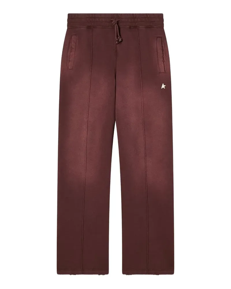 Golden Goose Weite Luke Jogginghose im Distressed-Look - Braun Braun
