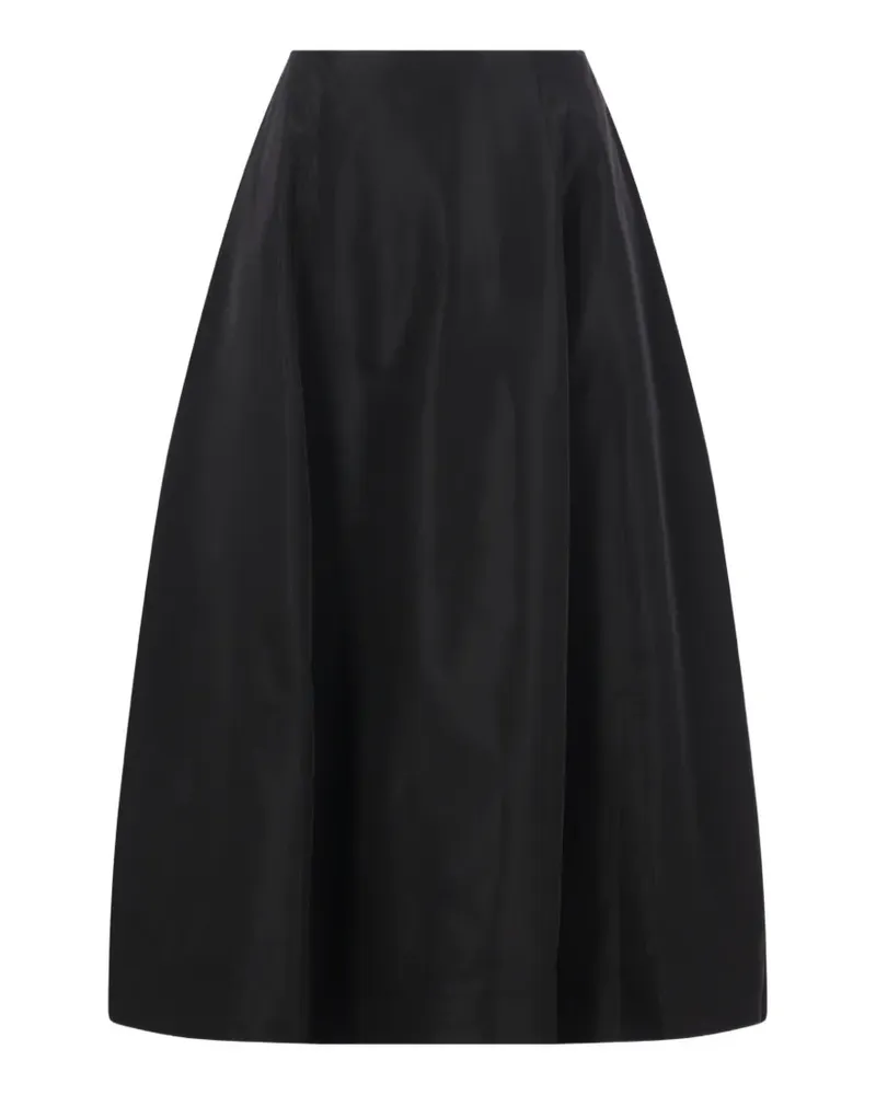 Simone Rocha taffeta circle midi skirt - Schwarz Schwarz