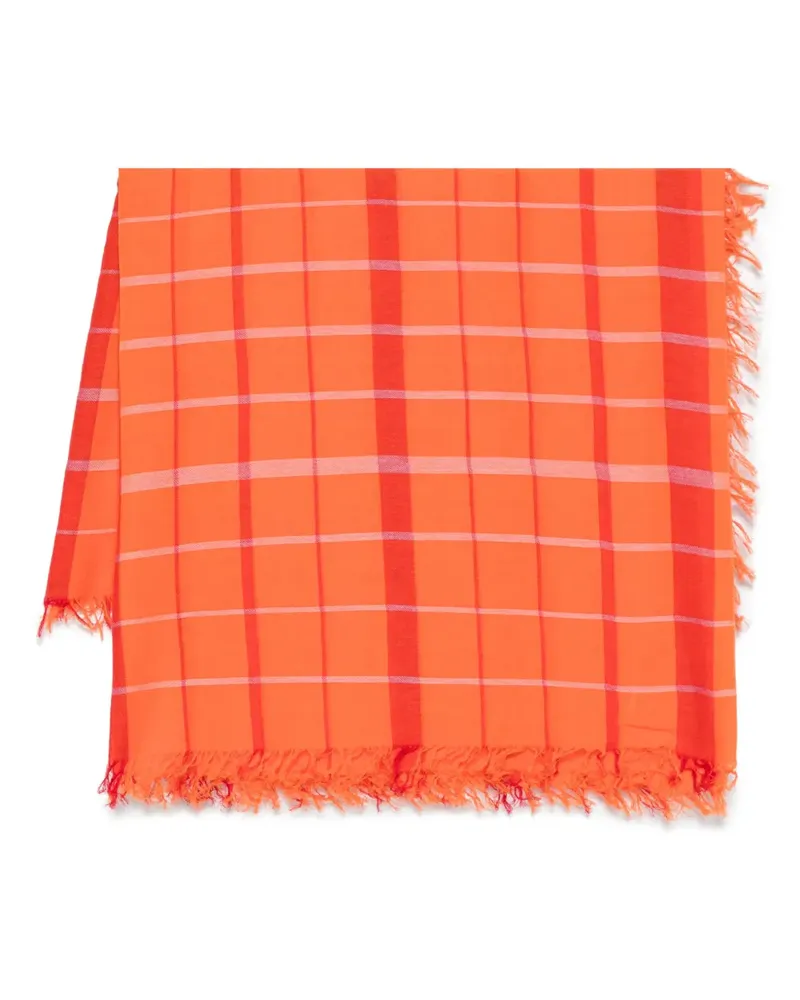 Issey Miyake Schal aus Baumwolle - Orange Orange